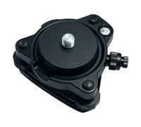 SMAJAYU Tribrach con Plummet ottico e adattatore fisso, diametro 60 mm, bolla di livello, 5/8x11 filettatura montaggio vite ruota per GNSS RTK Base/Total Station, strumento di rilevamento del terreno