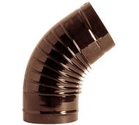 Smalbo GOMITO A 45° PER STUFA Col. Marrone Ø cm. 14