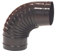 Smalbo GOMITO A 90° PER STUFA Col. Marrone Ø cm.13