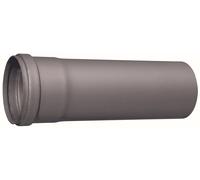 Smalbo TUBO PER STUFE A PELLET Col. Nero opaco cm. 8x 25