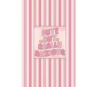 small 5x8 Composition Notebook 122 Pages: Mental Awareness "Cute But Really Anxious"