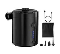 Small Air Pump, Ricaricabile Portatile Elettric, Low Noise Fast Compressor Tool, Wireless Mattress Inflator 4.37 X 3.15inch for Travel Pool Floats and Outdoor Adventures