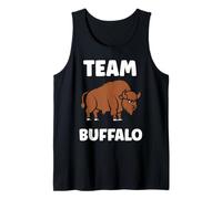 Small Animals Bison Funny Simple Team Buffalo Canotta