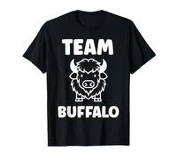 Small Animals Bison Funny Simple Team Buffalo Maglietta