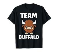 Small Animals Bison Funny Simple Team Buffalo Maglietta