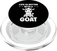 Small Animals Goat quote life is better with a Goat PopSockets PopGrip per MagSafe