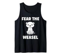 Small Animals Weasels Funny Minimalist Fear The Weasel Canotta