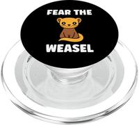 Small Animals weasels Funny Minimalist fear the weasel PopSockets PopGrip per MagSafe