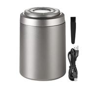 Small Beard Shaver | Mustache Grooming Tool | Waterproof Shaving Device | Precision Shaving Tool | Low Noise Grooming Equipment | Usb Rechargeable Shaver | Wet and Dry Shaving Tool for Easy Cleaning