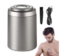 Small Beard Trimmer for Men, Mustache Trimmer, Waterproof Beard Trimmer, Precision Trimmer, Low Noise Beard Trimmer, USB Rechargeable Shaver, Wet and Dry Shaver, Grooming Tool for Men