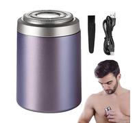 Small Beard Trimmer, Mustache Trimmer Waterproof, Precision Grooming Tool, Ow Noise Mustache Trimmer Designed for Wet and Dry Use, Featuring a Compact Design for Effortless Grooming