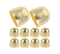 Small Bells Pendant Charms Iron Bell Decorations Christmas Tree Ornament Golden 2.00X2.00X2.00CM Cheerful Sound 10Pcs