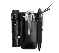 Small Belt holder Bag, Retro Leather Multipurpose Holder, Heavy Duty Tool Storage Bag, Compact Work Organizer Case, Portable Tools Pouch for Home Improvement and Construction Tasks