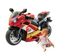 Small Bike Model Toy Kit - Sound Light Effect Assembly Set, Creative Learning Toy | Motorcycle educativo a Builder Boys Boys, parti dettagliate Effetti realistici per il di gioco