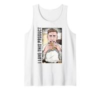 Small Bite Burger Grunge Design: I Love This Product Funny Canotta