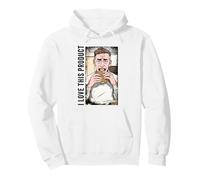 Small Bite Burger Grunge Design: I Love This Product Funny Felpa con Cappuccio