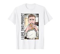Small Bite Burger Grunge Design: I Love This Product Funny Maglietta