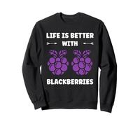 Small Blackberry Fruit Life is Better with Blackberries Felpa