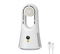 Small Bladeless Fan With Aromatherapy Box - Rechargeable Travel Fan