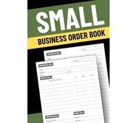 Small Business Order Log Book