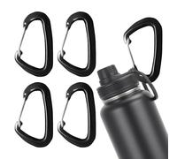 Small Carabiner Clip - Ring Keychain Carabiner Clips D Shape | Heavy Duty D Buckle | 5 Pieces Ds Shape Carabiners Buckle For Backpack Purse Travel Camping Gym Outdoor Luggage Hiking Garage