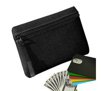 Small Change Purse - Durable Oxford Cloth, Zip Keychain Wallet