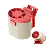 Small Clamp-On Fan | Quiet Adjustable 360 Degree Rotating,Personal Fan Clamp-on for Car,for Commuting Camping Beach Music Festival Cycling Public Transport Gardening