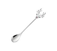 Small Coffee Spoons, Christmas Stainless Steel Scoop | Cartoon Dessert Spoons Table Decor | for Mixing Dessert Tea Ice Cream Milkshake Jam Home Office Restaurant Party Favors