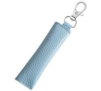 Small Coin Purse, Waterproof Travel Pouch, PU Leather Wallet, Compact Keychain Holder, Zipper Storage Bag, For, Keys, Riceipts, Headphone Cavi & Small Essentials, blu, Se référer au descriptif,