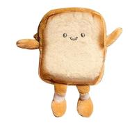 Small Coin Purse Women - Creative Bread Design Pouch, Multi Use Card Holder, Keychain Case | Earbuds Charging Cable Coinz Change Carry Usage, Compact Portable Accessory Cute Design Daily Organization