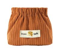 Small Corduroy Storage Bag - Rossetto Storage Bag, Corduroy Hair Scrunchie Organiser | Small Elastic Storage Bag, Portable Travel Cosmetic Bag, Lipstick Bag for Jewellery, Coffee, See Description