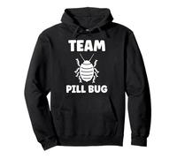 Small Cute Insect Woodlice Minimalist Simple Team Pill Bug Felpa con Cappuccio
