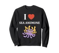 Small Cute Minimalist Simple Sea i Love Sea Anemone Felpa