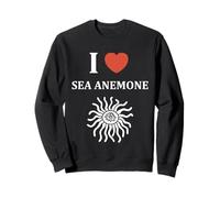 Small Cute Minimalist Simple Sea i Love Sea Anemone Felpa