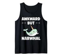 Small Cute Simple Minimalist Sea Unicorn ankward Narwhal Canotta