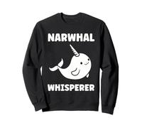 Small Cute Simple Minimalist Sea Unicorn Whisperer Narwhal Felpa