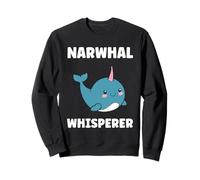 Small Cute Simple Minimalist Sea Unicorn Whisperer Narwhal Felpa