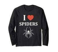 Small Cute Spider Funny Quote i Love Spiders Maglia a Manica