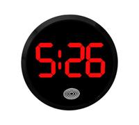 Small Dashboard Digital Clock - Round Touch Control Digital Clock | Vehicle Vent Watch, Digitals Clocks For Car Dashboard, Automotive Night Watch For Travel Rv Camping Road Trip Truck Suv Van Rv