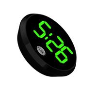 Small Dashboard Digital Clock - Round Touch Control Digital Clock | Vehicle Vent Watch, Digitals Clocks For Car Dashboard, Automotive Night Watch For Travel Rv Camping Road Trip Truck Suv Van Rv