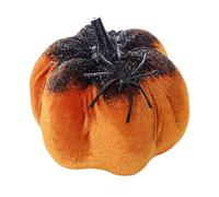 Small Decorative Pumpkin For Halloween,3D Figures Prop Velvet Decoration For Window Table Outside House Offices Home Holiday Halloween Scene