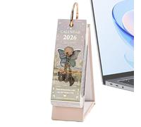 Small Desk Calendar 2026, 12-Month Elegant Desktop Organizer & Planner, Standing Calendar for Home, Ufficio, Classroom, Dorm, o Studio Table Decoration and Daily Schedule Management