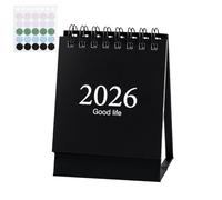 Small Desk Calendar - Standing Planner Organizer, Daily Schedule Display, Monthly Date Tool | Home Workplace Dorm Library Counter Meeting Room Usage Planning Routine Management, Time Organization