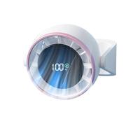 Small Desk Fan - LED Display Quiet Rechargeable Cooling 3-12H Battery Life