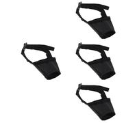 Small Dog Muzzle Black Cloth Anti Barking Walking Puppy Mouth Cover