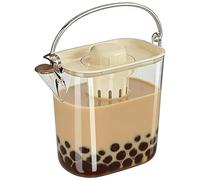 Small Drink Pitcher - 1200 ml Leakproof Clear Jug - Fridge Water Pitcher