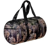 Small Duffel Bags Sports Tote Bag for Yoga,family elephant,Outdoor Fitness Bags Carry on Bag