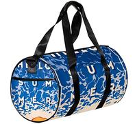 Small Duffel Bags Sports Tote Bag for Yoga,hello summer beach sea,Outdoor Fitness Bags Carry on Bag
