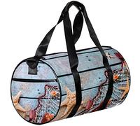 Small Duffel Bags Sports Tote Bag for Yoga,starfish sand board,Outdoor Fitness Bags Carry on Bag