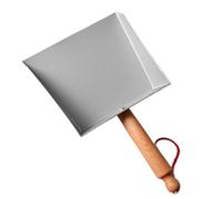 Small Dust Pan, Stainless Steel Dustpan, Portable Wide Dust Pan, Rust-Resistant Metal Build, Compact Lightweight Design, Ideal for Kitchen Bathroom Living Room Garage RV Patio